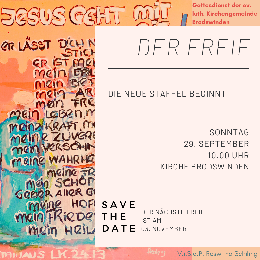 Der Freie Gottesdienst - 23. Sonntag nach Trinitatis