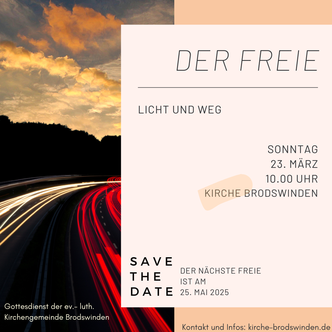 Der Freie Gottesdienst 23.03.25