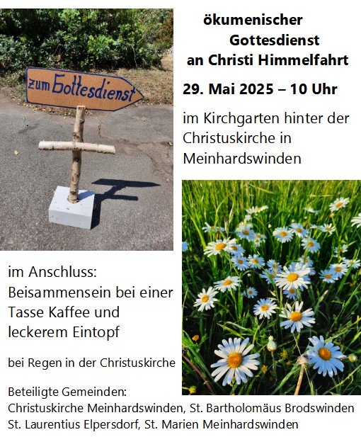 Regio-Gottesdienst an Christi Himmelfahrt