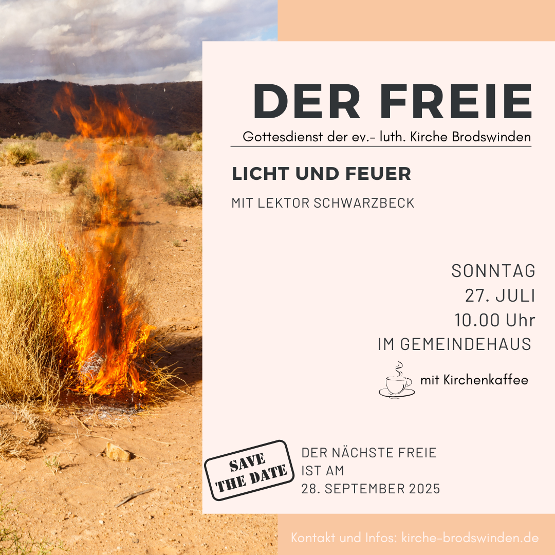 Der Freie Gottesdienst - 6. Sonntag nach Trinitatis